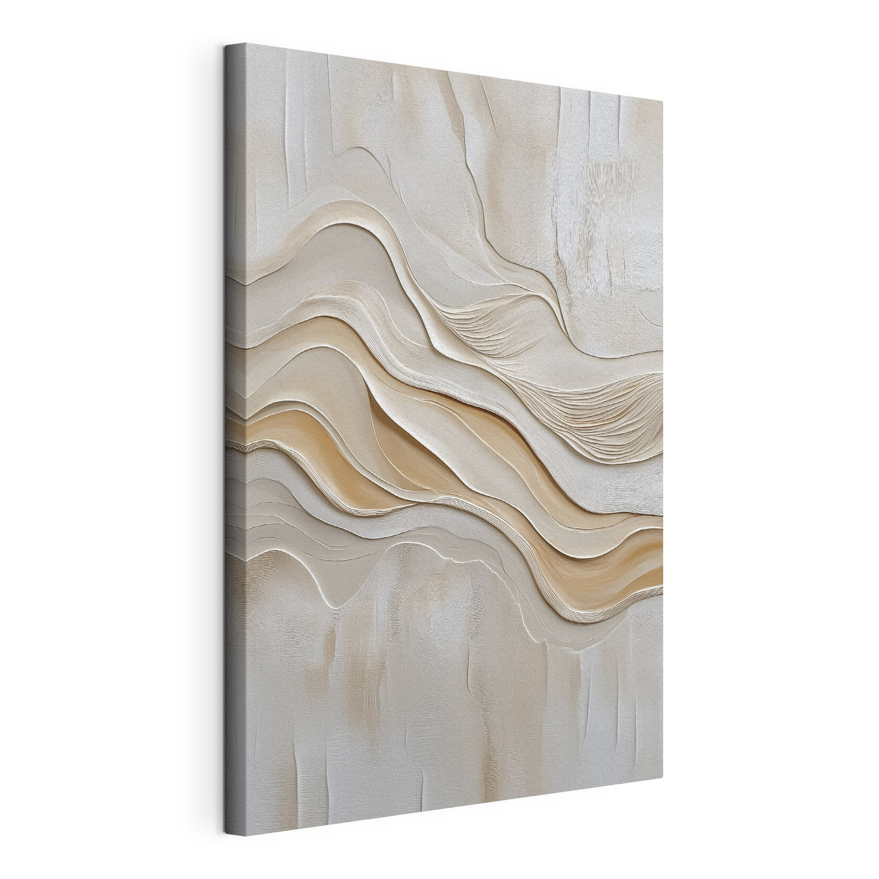 White and brown wavy lines White and brown wavy lines