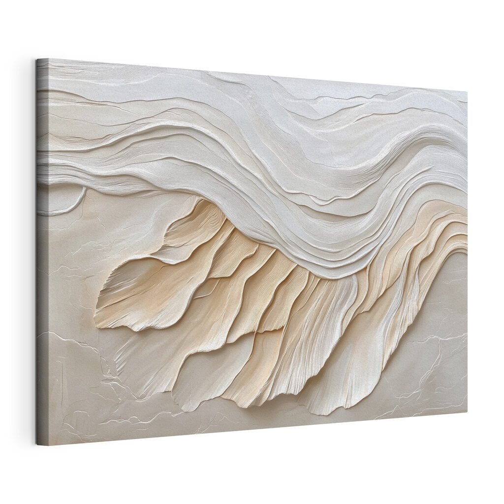 White and brown wavy pattern