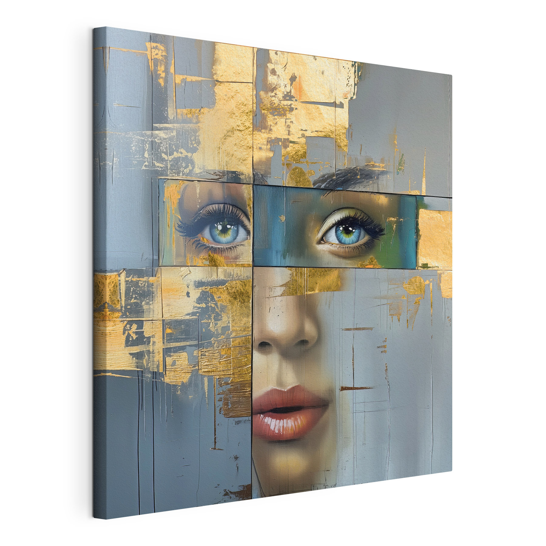 Painting of a woman's face
