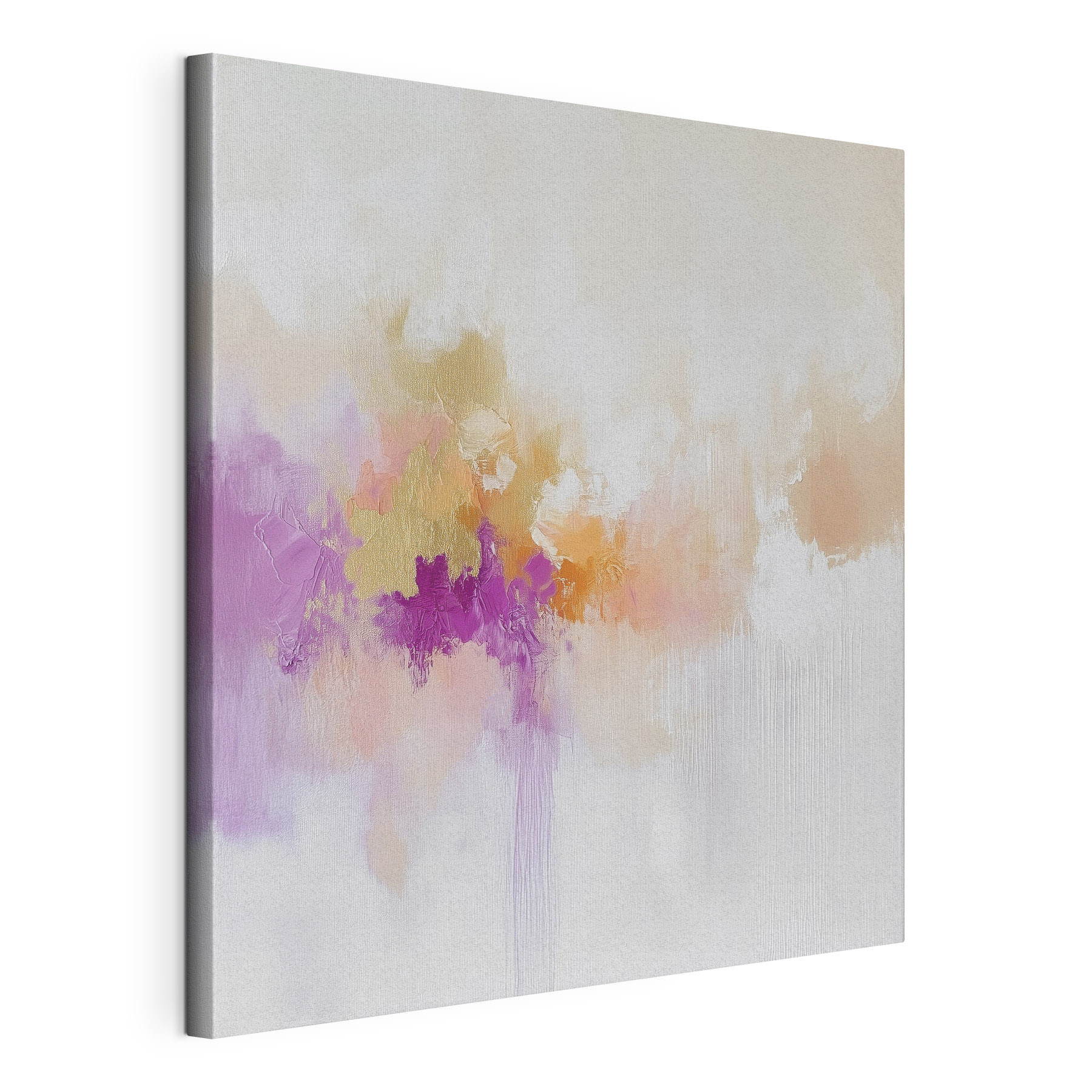 Painting of a colorful explosion