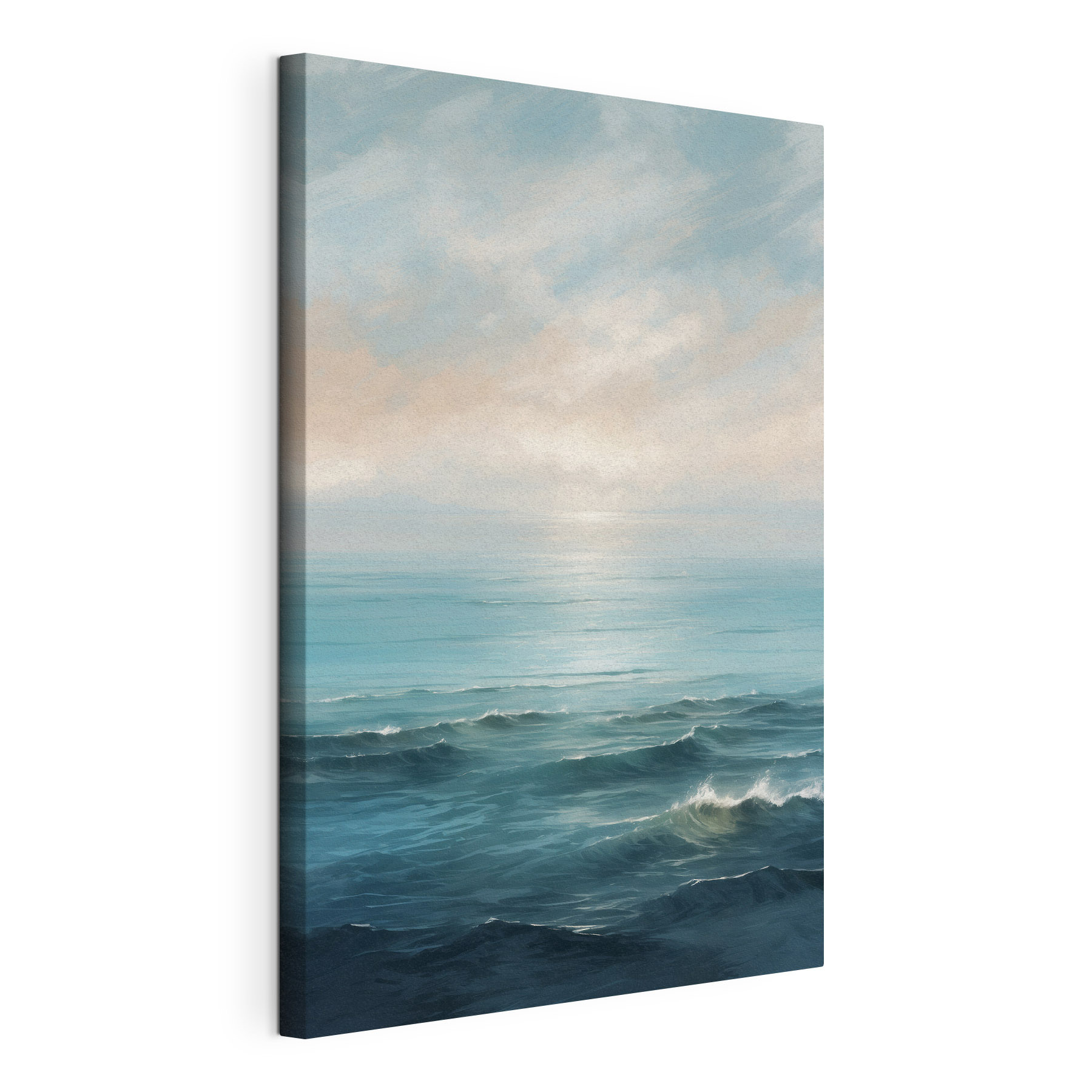 Large body of water with waves Large body of water with waves
