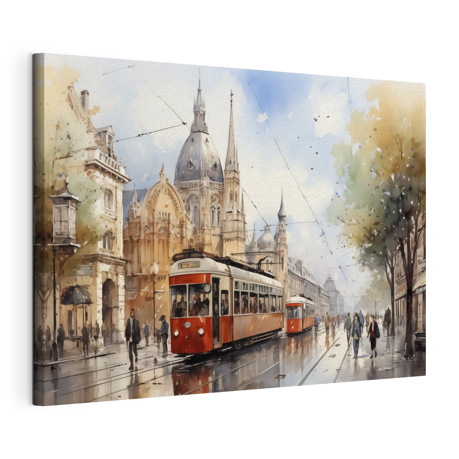 Trolley on a street