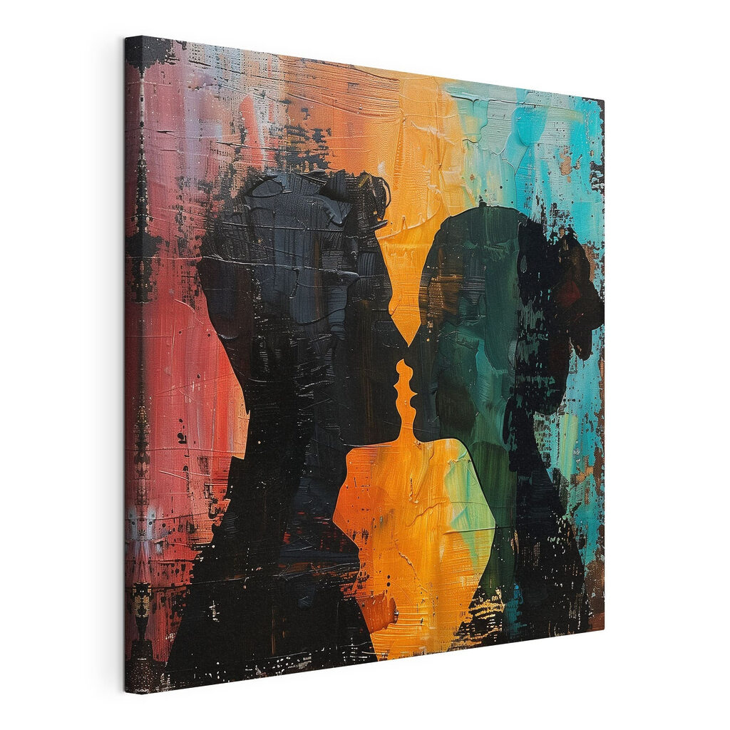 Man and woman kissing Man and woman kissing