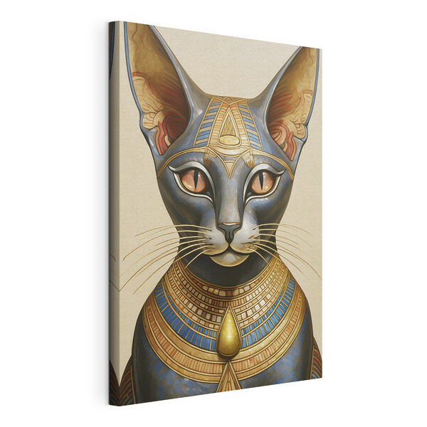 Majestátna egyptská mačka v regáliách Obraz Majestátna egyptská mačka v regáliách
