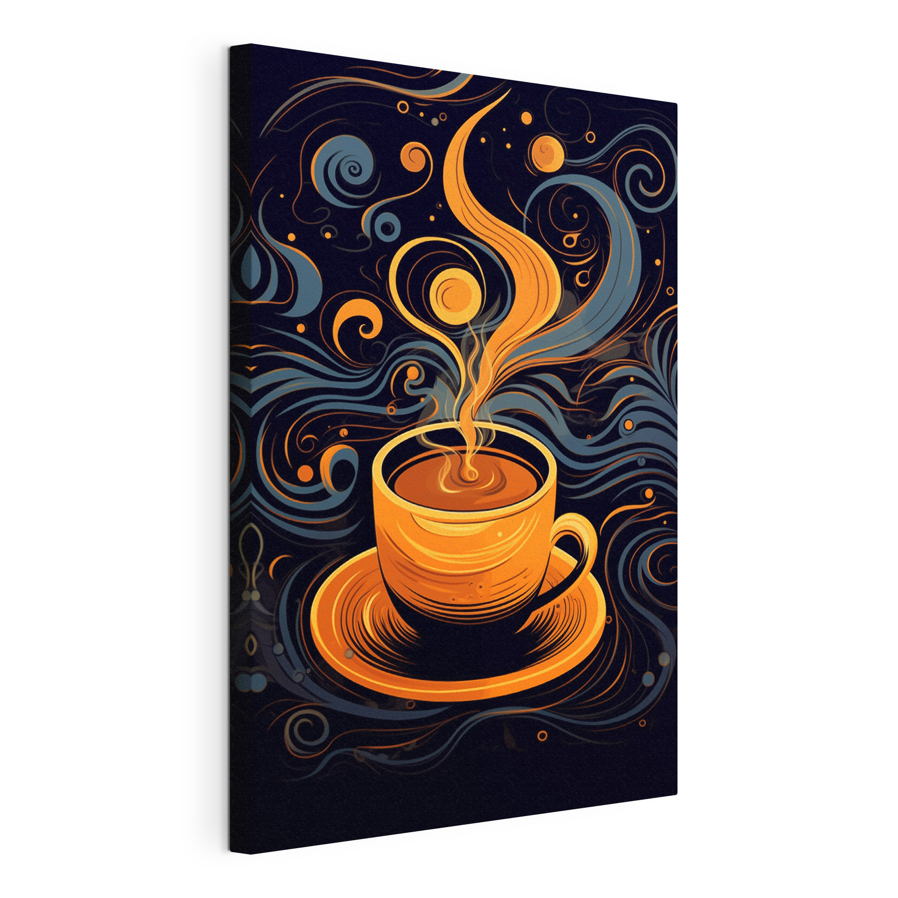 Coffee cup with smoke