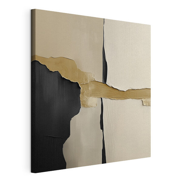 Black and white wall with a brown strip Black and white wall with a brown strip