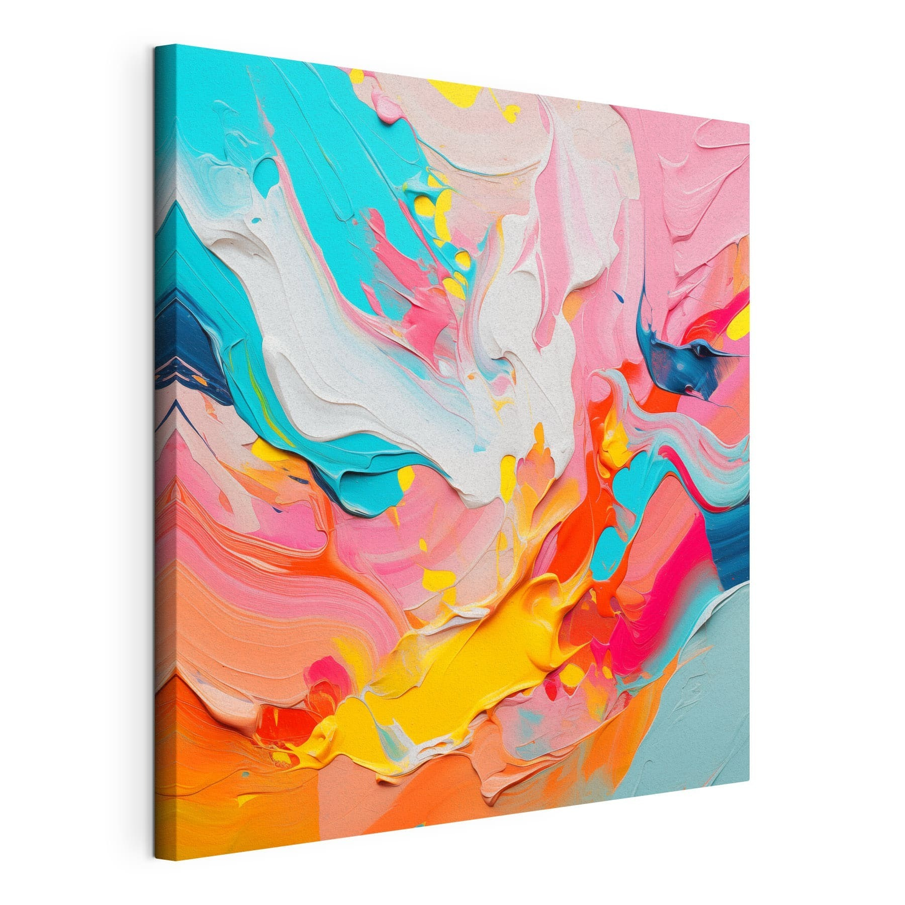 Dynamic swirls of vibrant colors