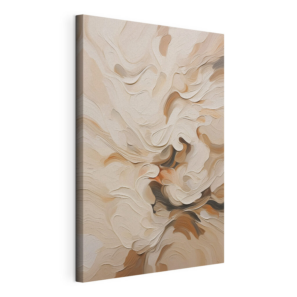 Soft hues in flowing abstraction