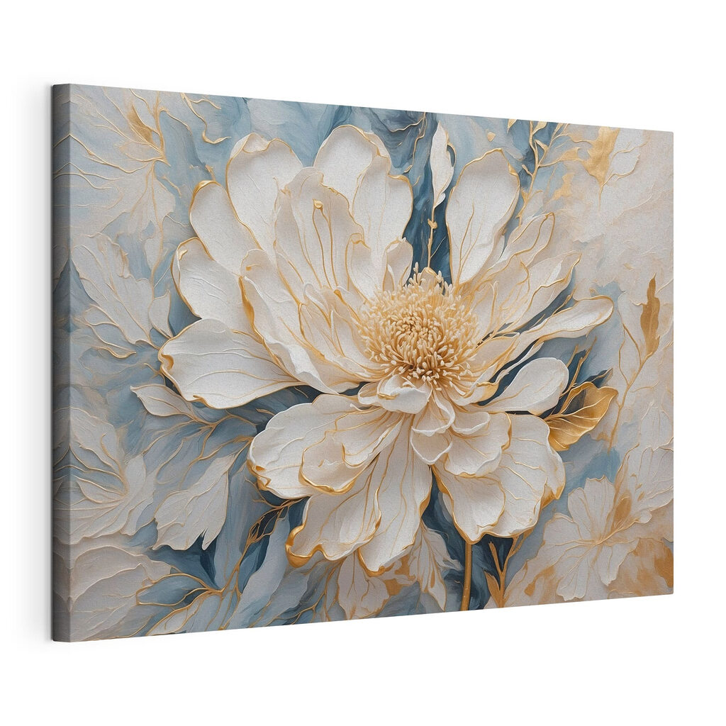 Painting of a white flower