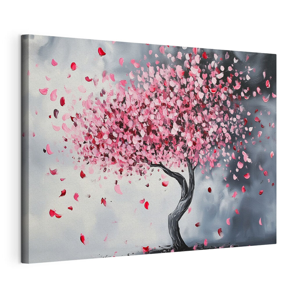 Tree with pink petals Tree with pink petals