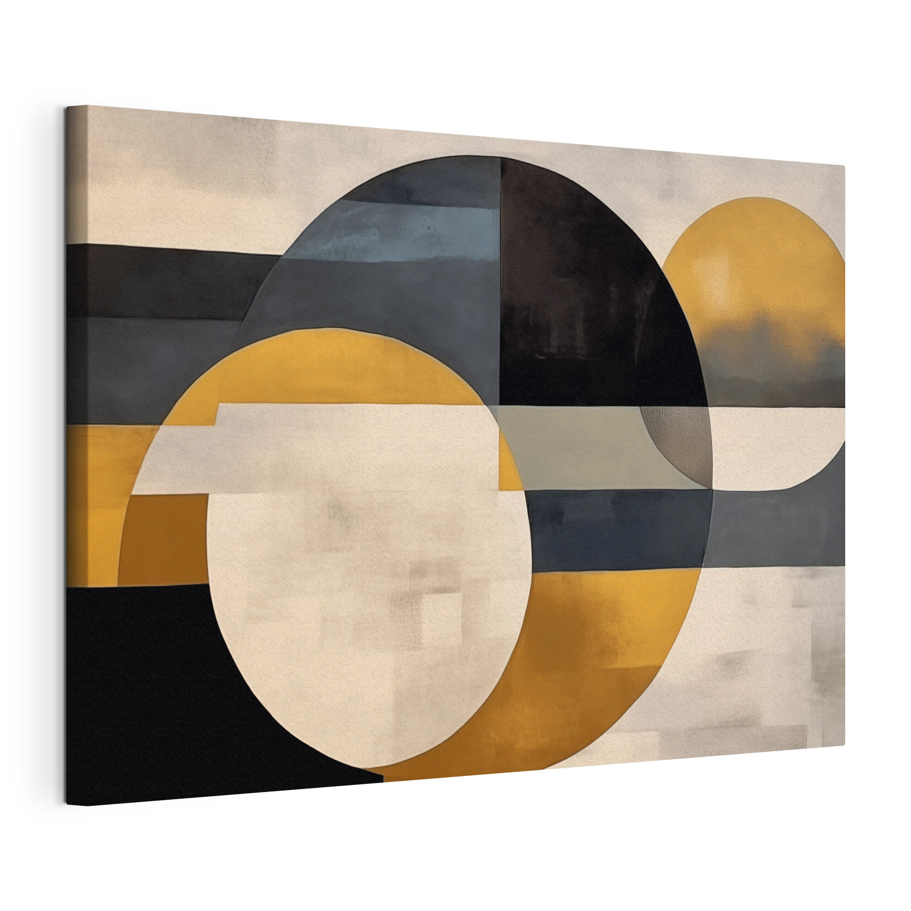 Painting of circles and lines