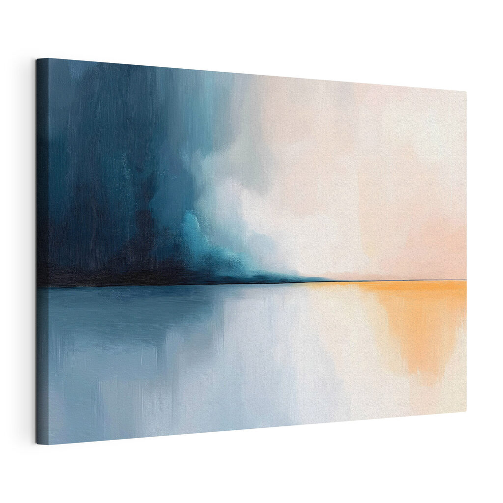 Painting of a body of water