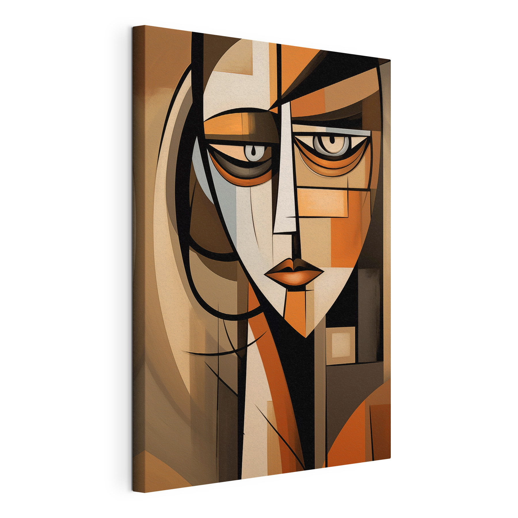 Painting of a woman's face