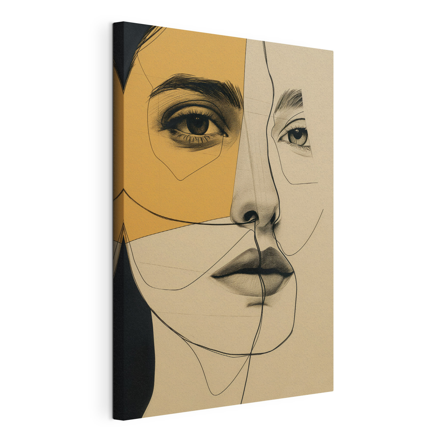 Drawing of a woman's face