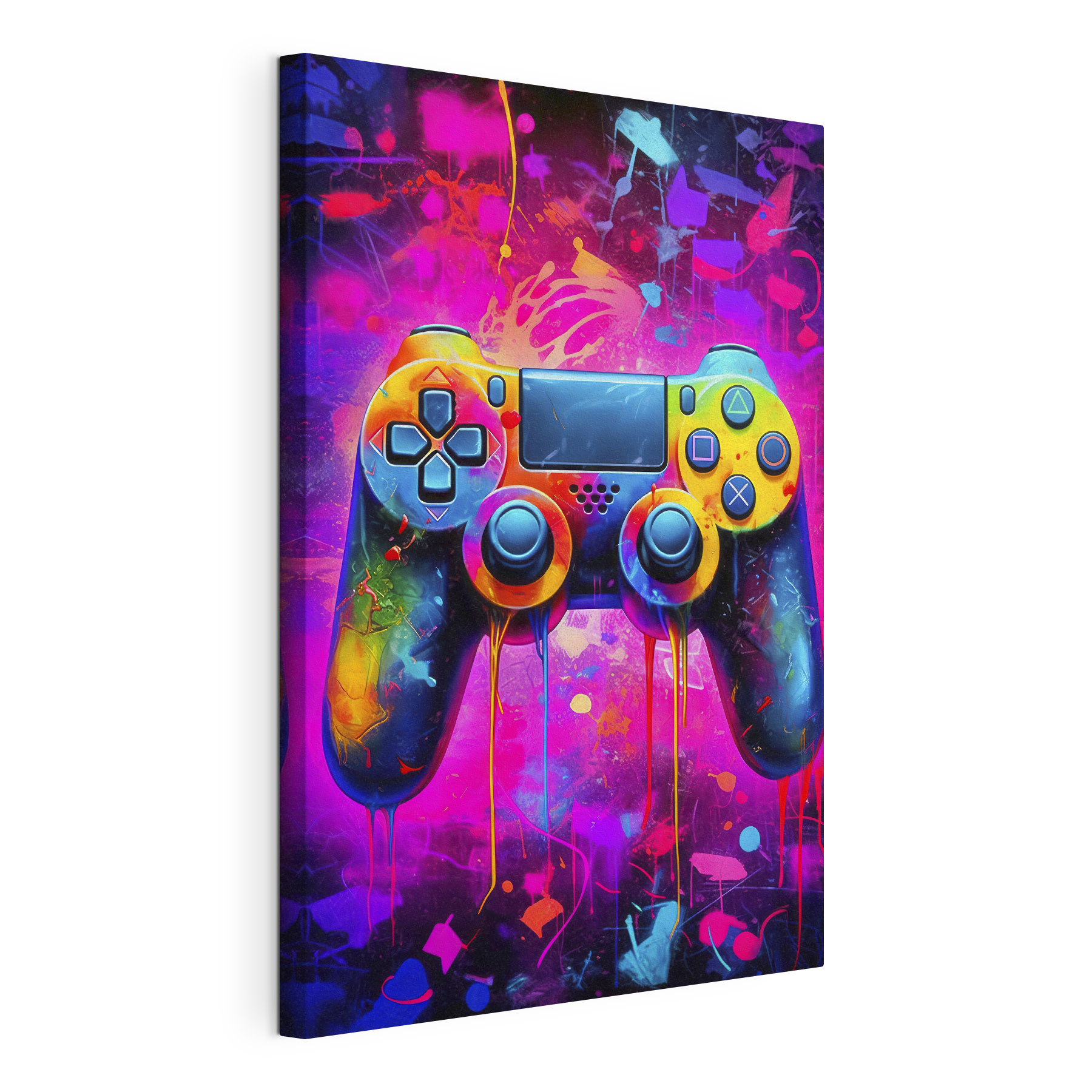Colorful video game controller