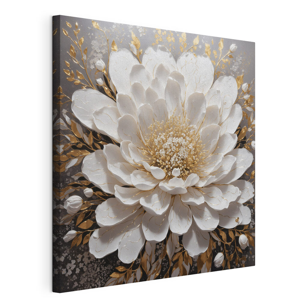 Elegant white bloom with delicate details
