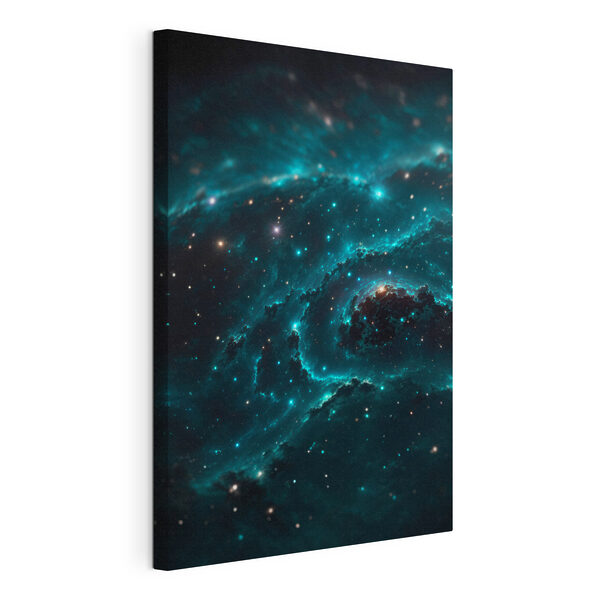 Galaxia vo vesmíre s hviezdami Obraz Galaxia vo vesmíre s hviezdami