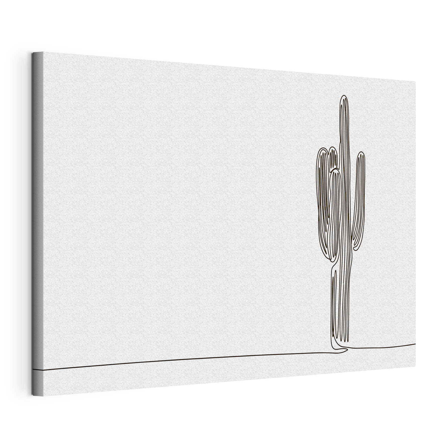 Cactus drawn in one line