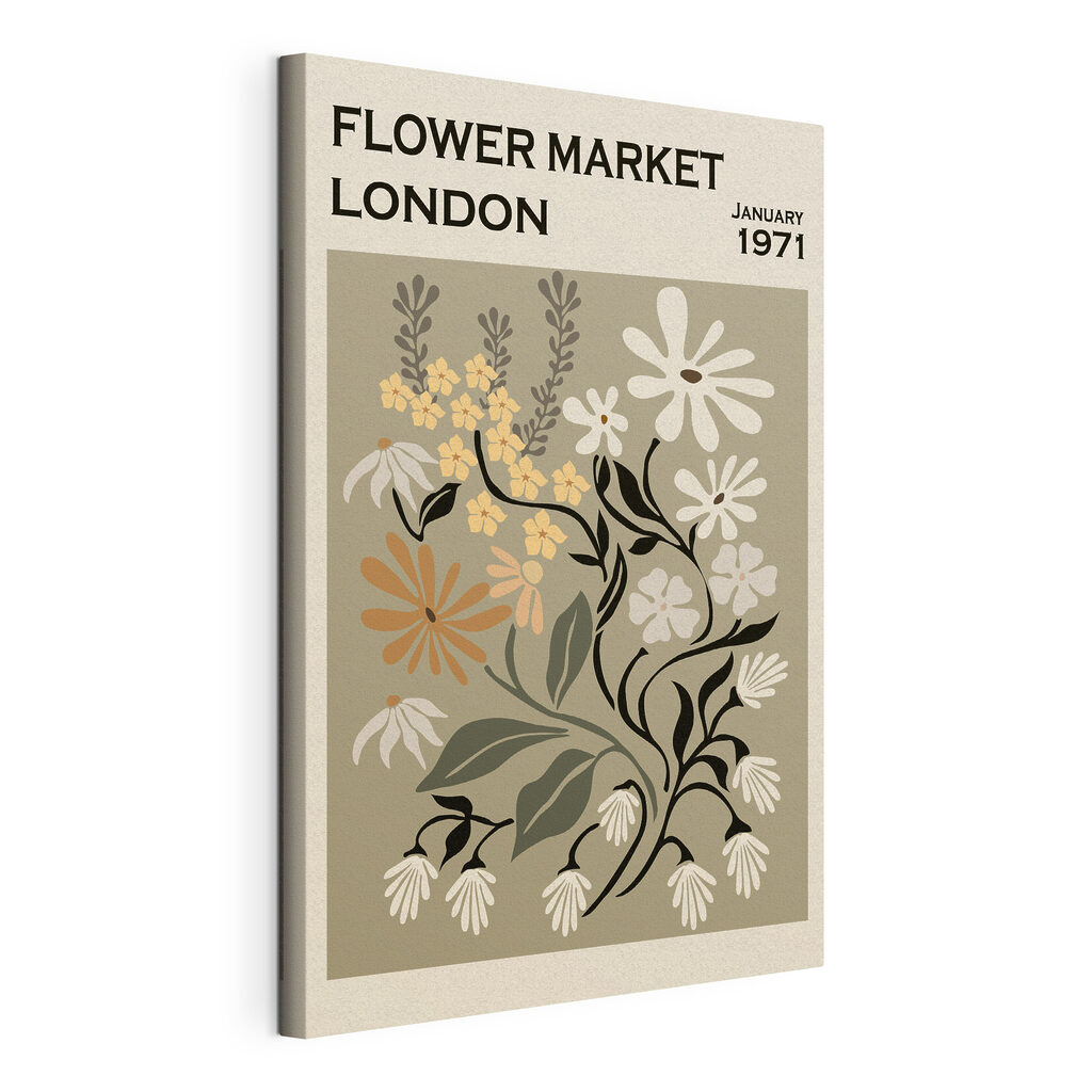 Elegant Floral Design from 1971 Elegant Floral Design from 1971