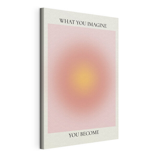 A pink and yellow circle