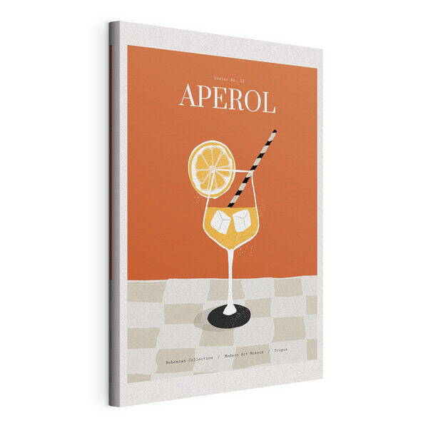A poster of a drink
