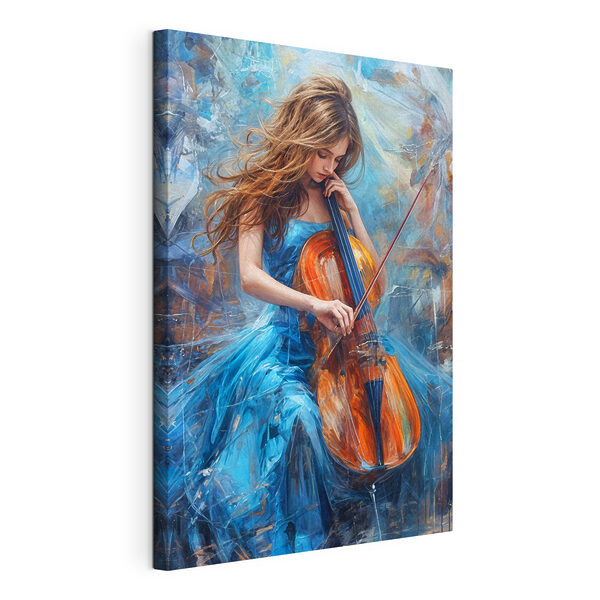 Obraz Žena hrajúca na violončelo