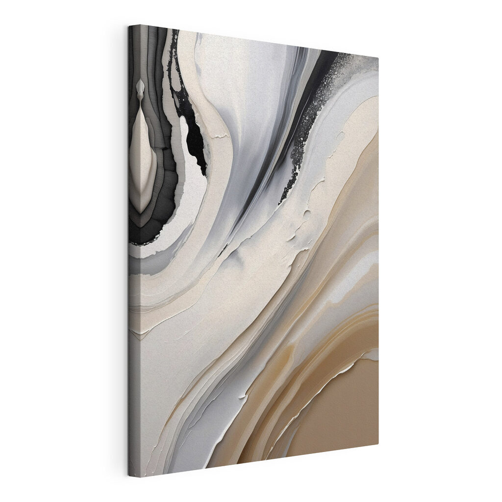 Serene waves of soft, muted colors
