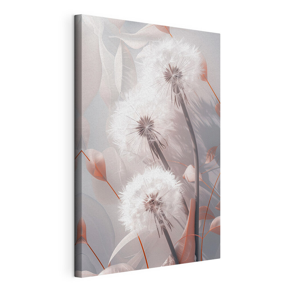 Delicate blooms against gentle hues