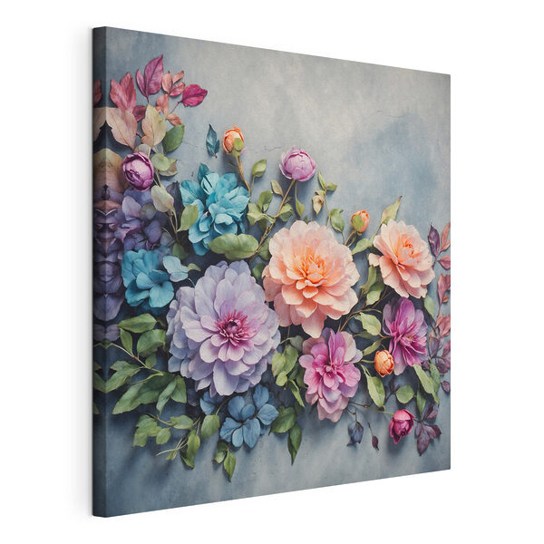 Group of colorful flowers