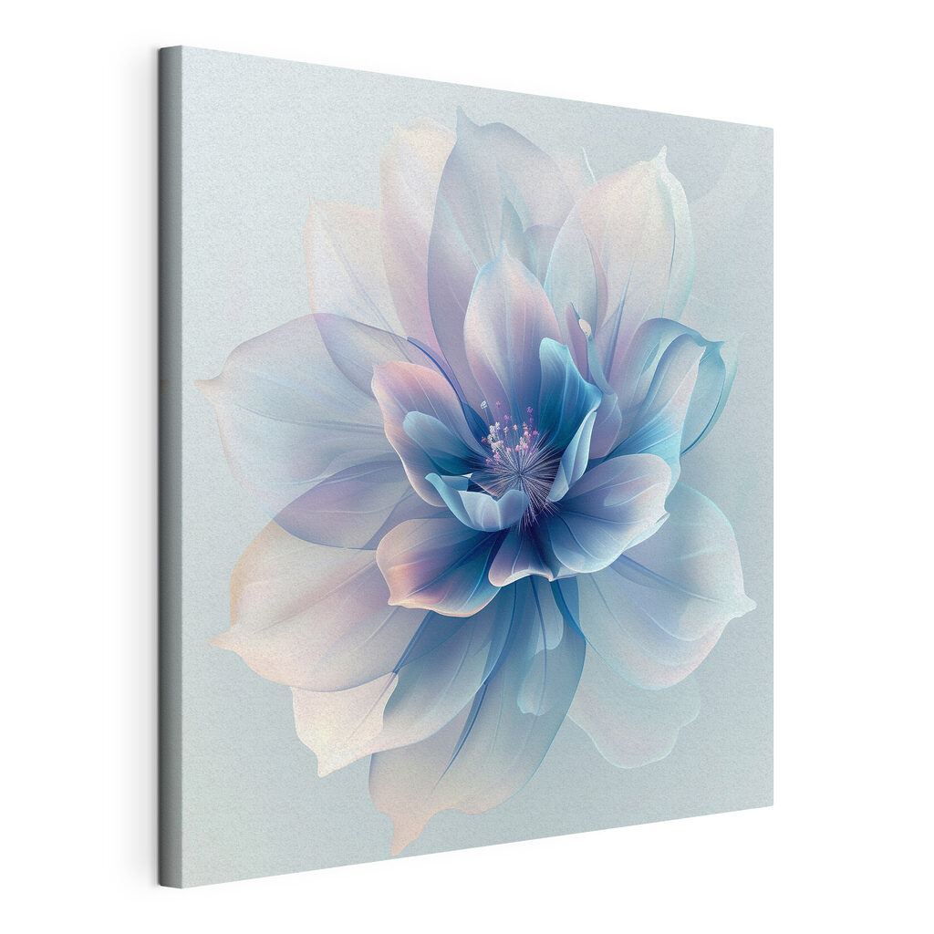Delicate bloom in soft pastels