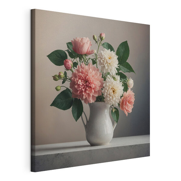 Vase of flowers on a table
