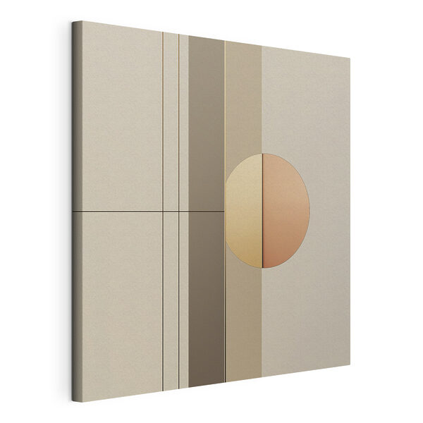 Geometrické tvary v jemných odtieňoch Obraz Geometrické tvary v jemných odtieňoch