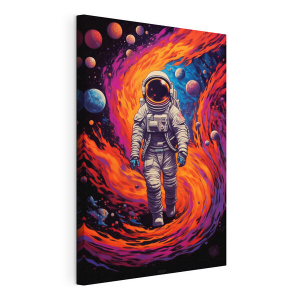 Astronaut kráčajúci vo vesmíre Obraz Astronaut kráčajúci vo vesmíre
