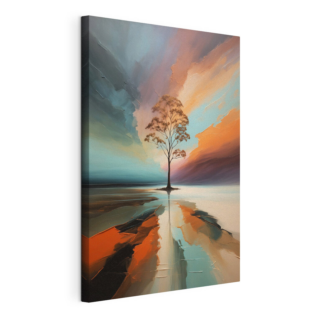 Tree in the middle of a lake