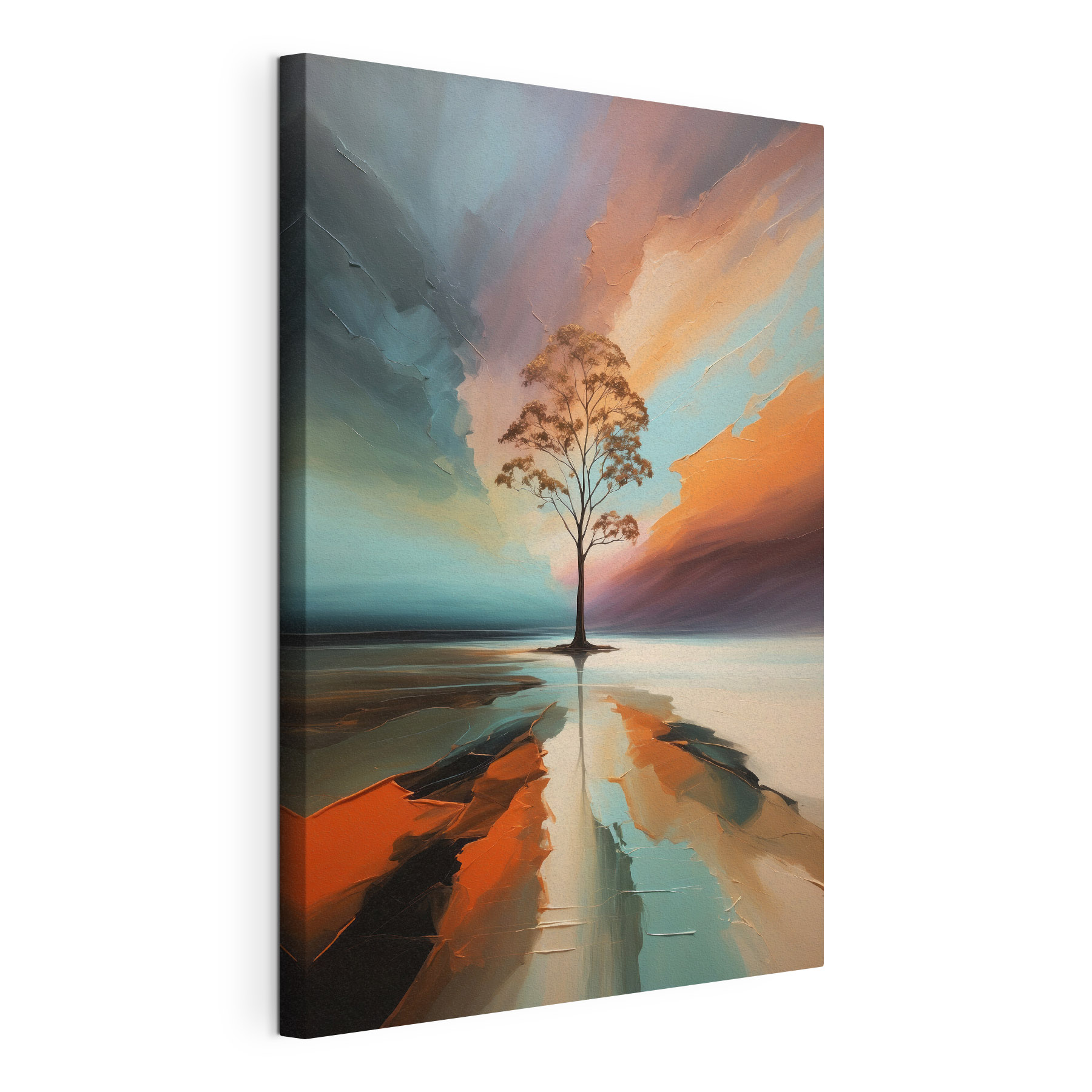 Tree in the middle of a lake