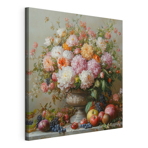 Painting of flowers in a vase