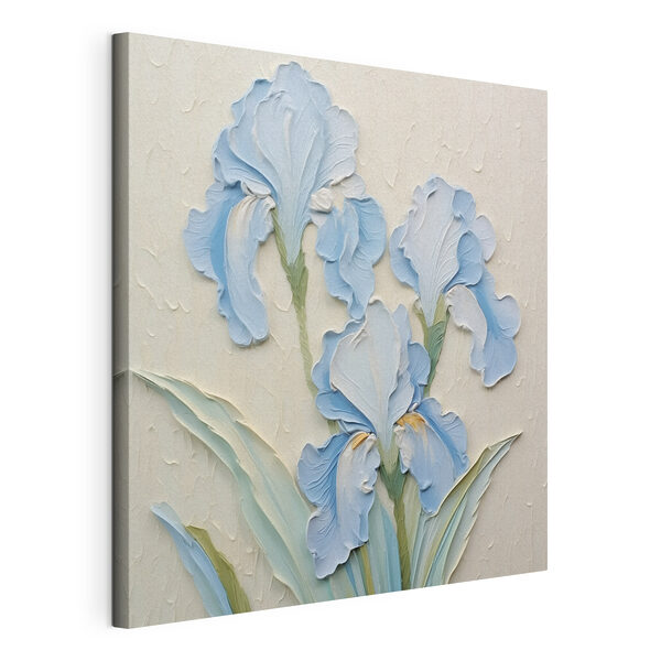 Delicate blue flowers in soft hues Delicate blue flowers in soft hues