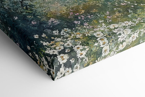 Painting of flowers and trees Painting of flowers and trees