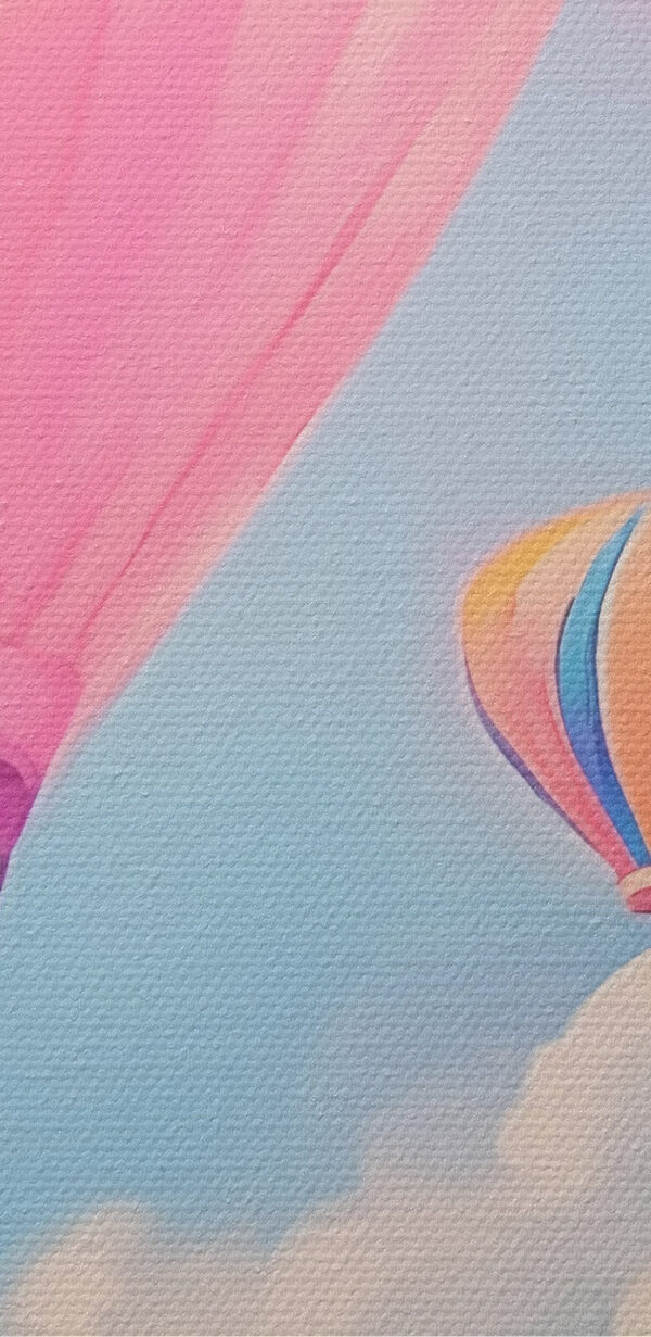 Group of hot air balloons in the sky