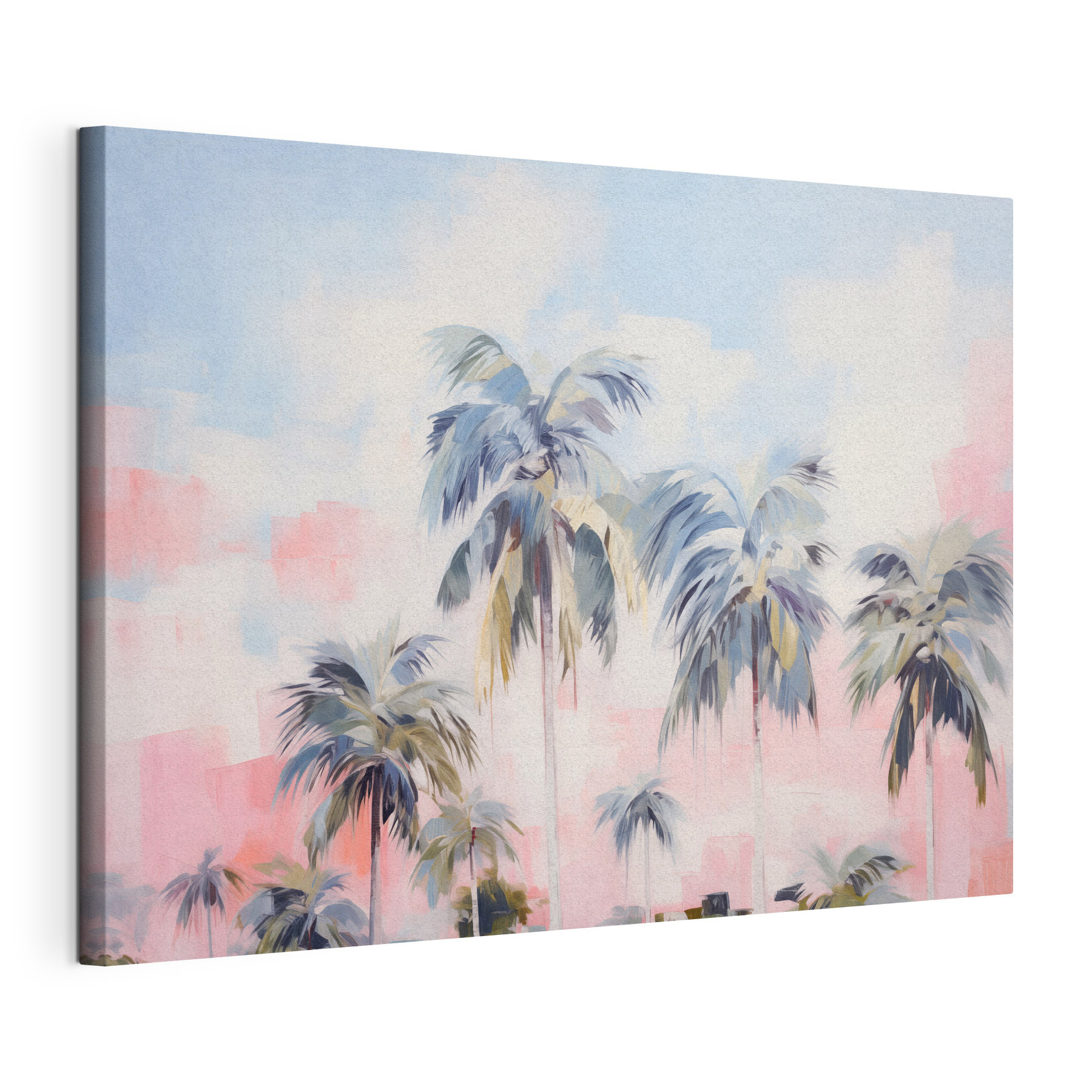 Painting of palm trees Painting of palm trees