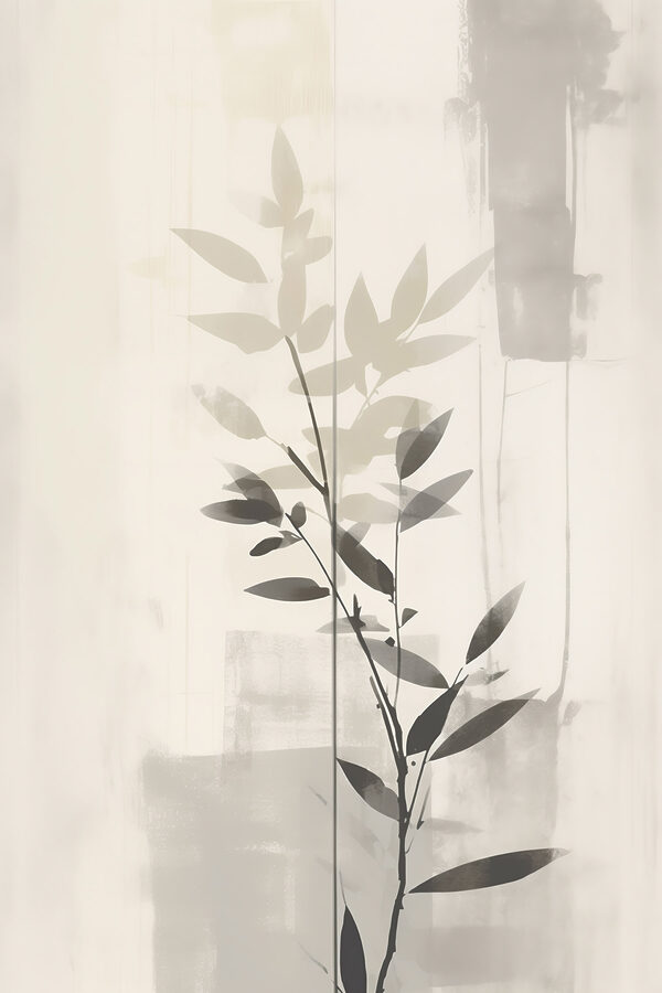 Plant with leaves on it