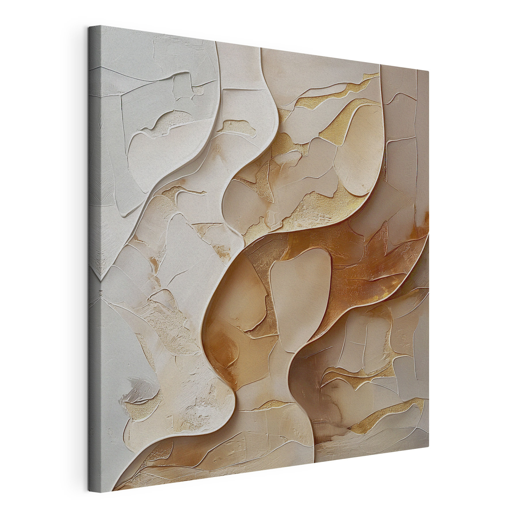 Abstract forms in soft neutral tones