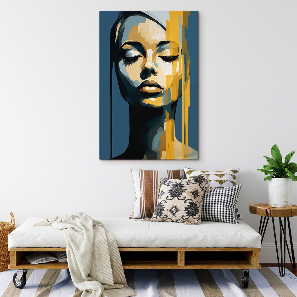 Expression of serene beauty captured