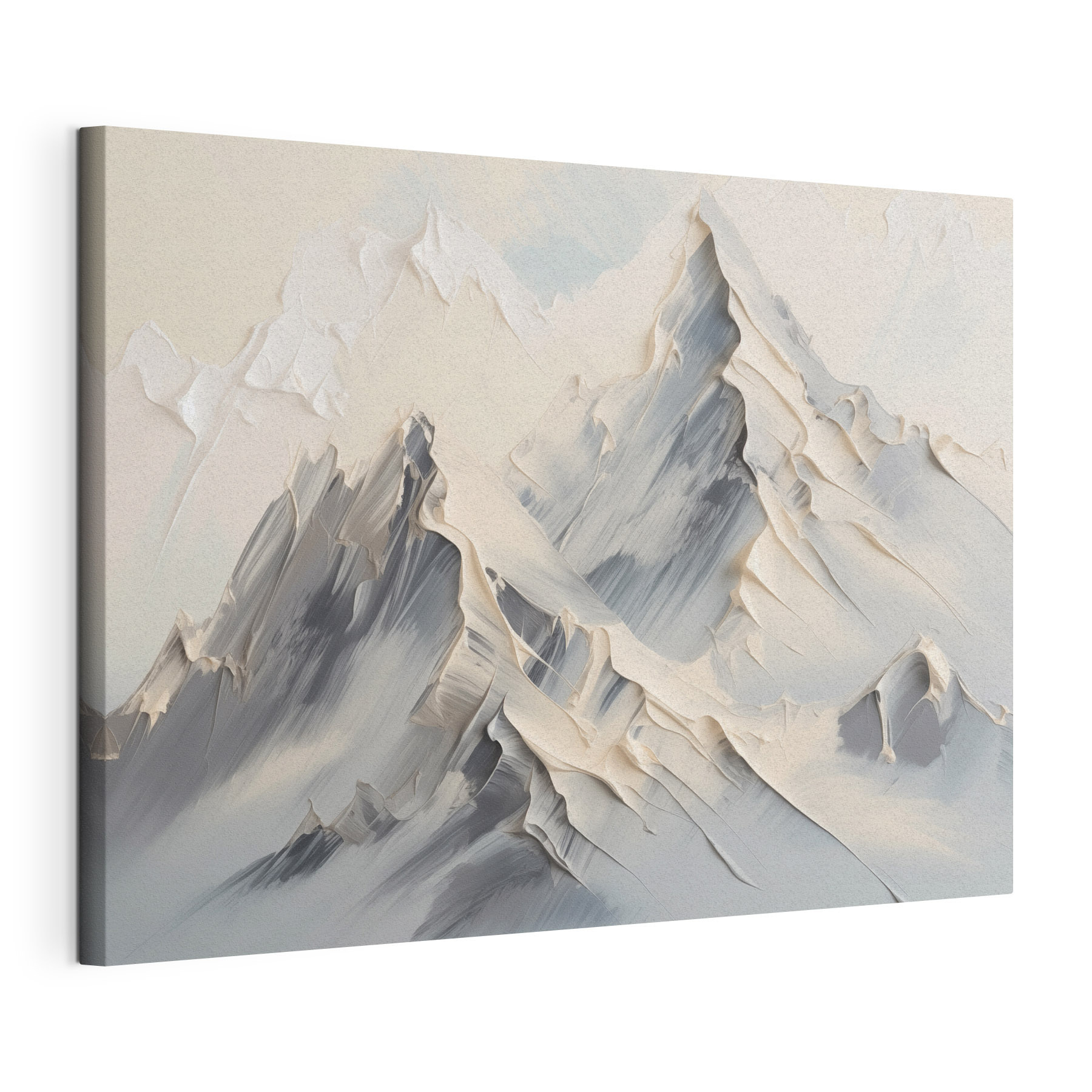 Painting of a mountain range Painting of a mountain range