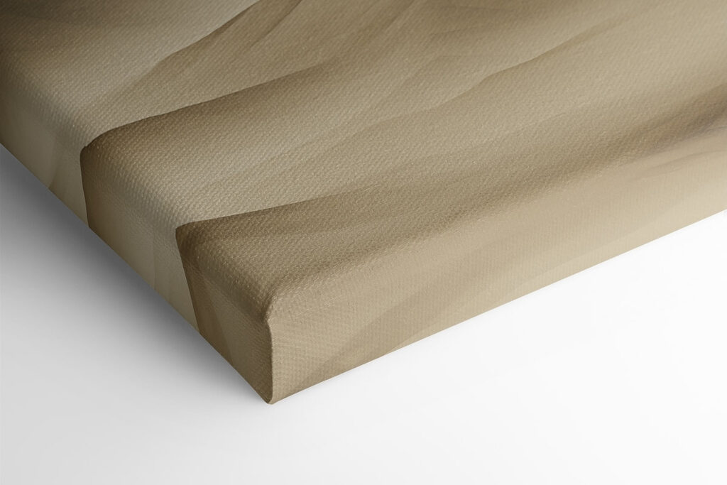 Landscape of mountains with fog