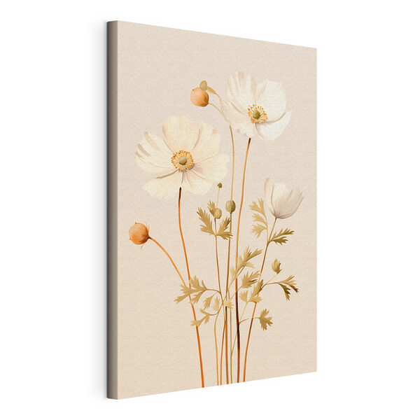 Delicate blooms in soft colors