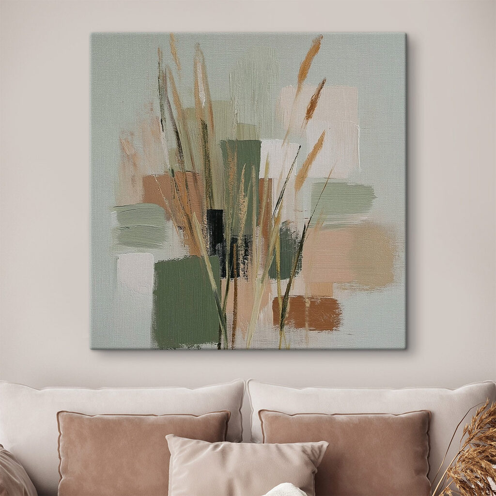 Serene nature-inspired abstract artwork