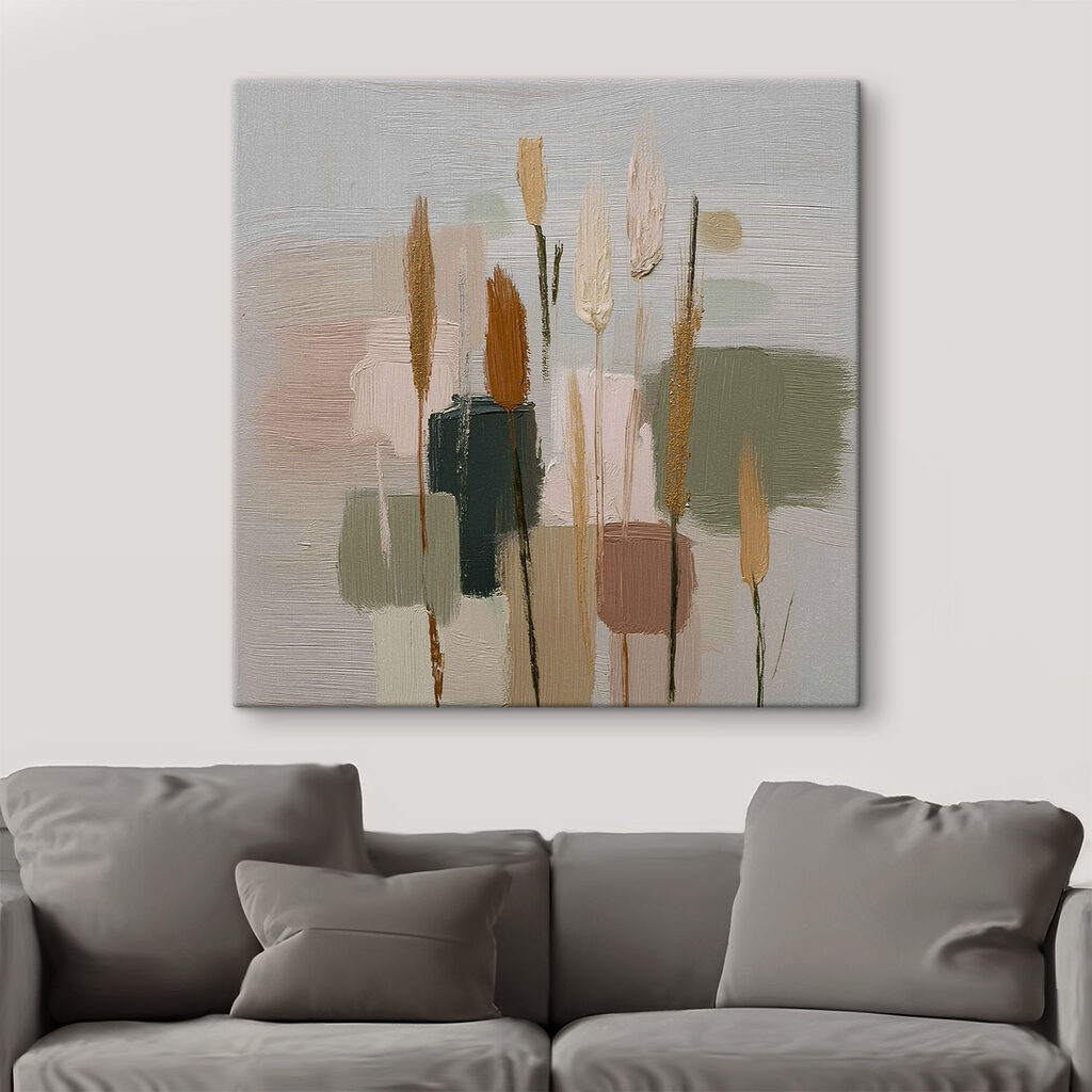 Painting of plants in different colors