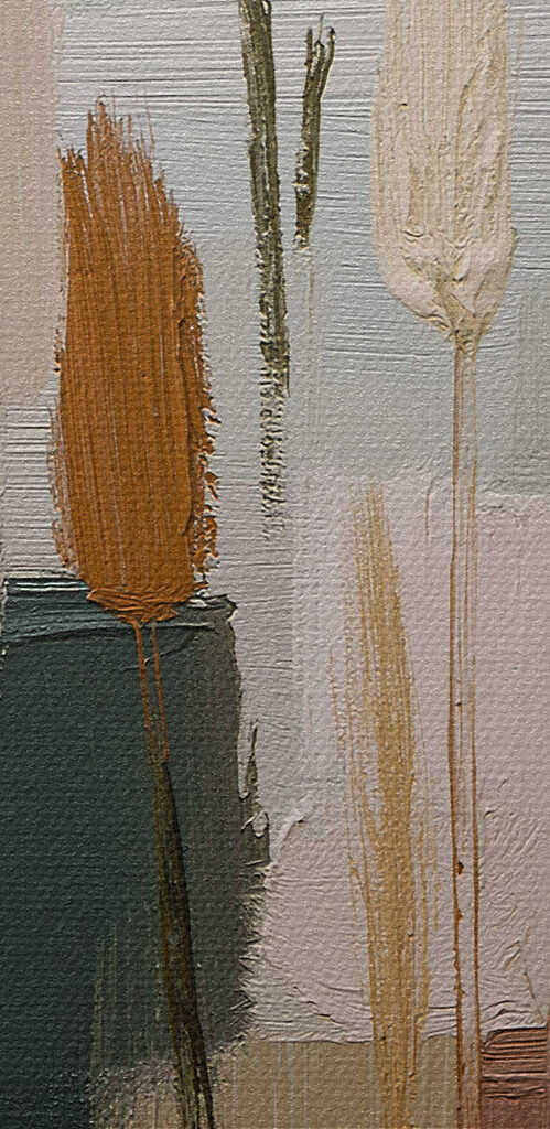 Painting of plants in different colors