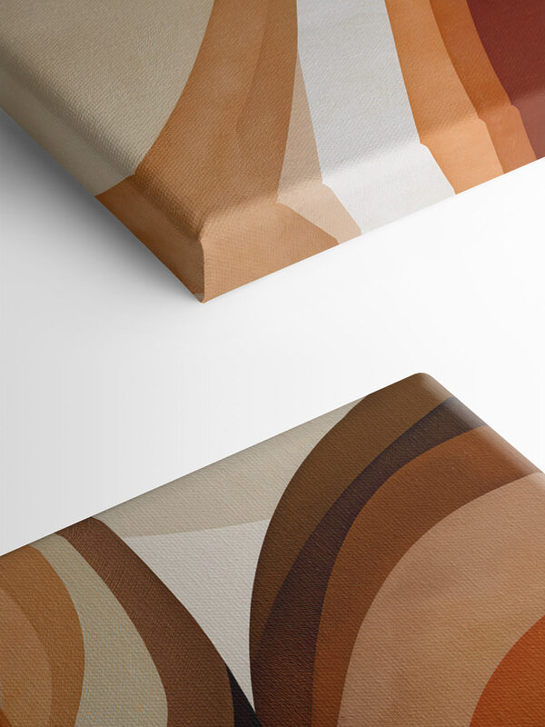 Warm Earthy Tones in Abstract Design Warm Earthy Tones in Abstract Design